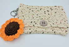 Load image into Gallery viewer, Flower Keychain - Brown & Orange