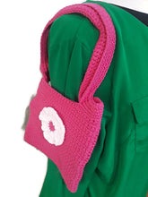 Load image into Gallery viewer, Hot Pink Crochet Tote Bag