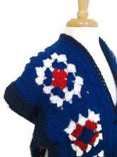 Load image into Gallery viewer, Patriotic Granny Square Vest
