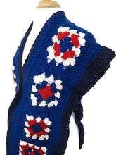 Load image into Gallery viewer, Patriotic Granny Square Vest