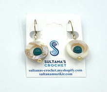 Load image into Gallery viewer, Malachite Bead & Mother of Pearl Jewelry Gift Set