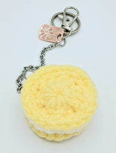 Load image into Gallery viewer, Lemon Yellow Cookie Keychain