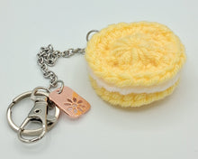 Load image into Gallery viewer, Lemon Yellow Cookie Keychain