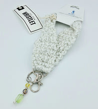 Load image into Gallery viewer, White Glow In The Dark Key Fob Wristlet
