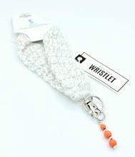 Load image into Gallery viewer, White Glow In The Dark Key Fob Wristlet