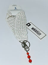 Load image into Gallery viewer, White Glow In The Dark Key Fob Wristlet