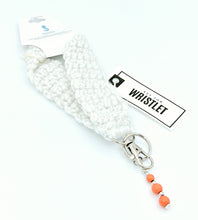 Load image into Gallery viewer, White Glow In The Dark Key Fob Wristlet