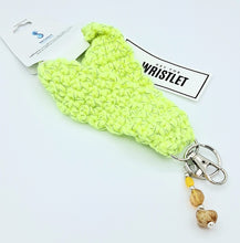 Load image into Gallery viewer, Yellow Glow In The Dark Key Fob Wristlet