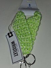 Load image into Gallery viewer, Yellow Glow In The Dark Key Fob Wristlet
