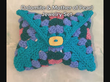 Load and play video in Gallery viewer, Dolomite Bead & Mother of Pearl Jewelry Gift Set