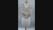 Load and play video in Gallery viewer, Frothy Crema Snood/Scarf