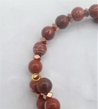 Load image into Gallery viewer, Brecciated Jasper Memory Wire Wrap Bracelet