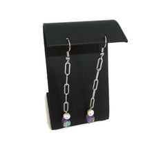 Load image into Gallery viewer, Dina Amethyst Earrings - Extra Long