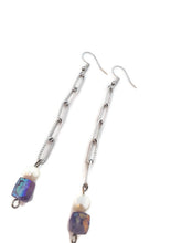 Load image into Gallery viewer, Dina Amethyst Earrings - Extra Long