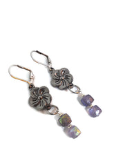 Load image into Gallery viewer, Flora Amethyst Earrings