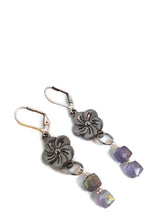 Load image into Gallery viewer, Flora Amethyst Earrings