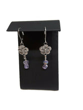 Load image into Gallery viewer, Flora Amethyst Earrings
