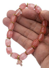 Load image into Gallery viewer, Barrel Shape Glass Bead Stretch Bracelet