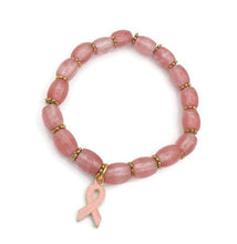 Load image into Gallery viewer, Barrel Shape Glass Bead Stretch Bracelet