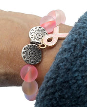 Load image into Gallery viewer, Mermaid Glass Bead Stretch Bracelet