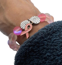 Load image into Gallery viewer, Mermaid Glass Bead Stretch Bracelet