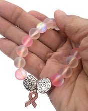 Load image into Gallery viewer, Mermaid Glass Bead Stretch Bracelet