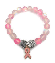 Load image into Gallery viewer, Mermaid Glass Bead Stretch Bracelet