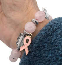 Load image into Gallery viewer, Rose Quartz Stretch Bracelet