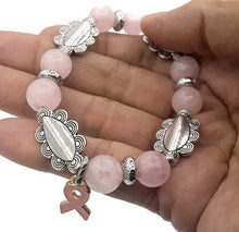 Load image into Gallery viewer, Rose Quartz Stretch Bracelet