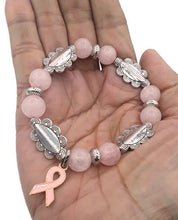 Load image into Gallery viewer, Rose Quartz Stretch Bracelet