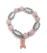 Load image into Gallery viewer, Rose Quartz Stretch Bracelet