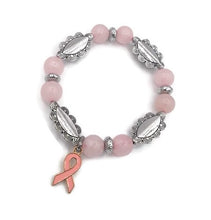 Load image into Gallery viewer, Rose Quartz Stretch Bracelet