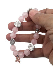 Load image into Gallery viewer, Rose Quartz Stretch Bracelet