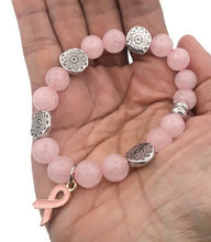 Load image into Gallery viewer, Rose Quartz Stretch Bracelet