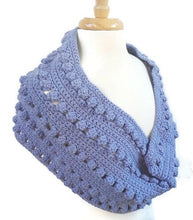 Load image into Gallery viewer, Amelia Periwinkle Cowl
