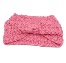 Load image into Gallery viewer, Pink Ripple Bow Head Warmer