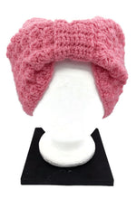 Load image into Gallery viewer, Pink Ripple Bow Head Warmer
