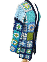 Load image into Gallery viewer, Granny Square Sweater Coat