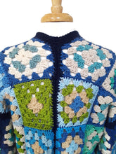 Load image into Gallery viewer, Granny Square Sweater Coat