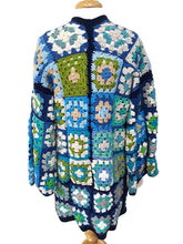 Load image into Gallery viewer, Granny Square Sweater Coat
