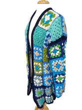 Load image into Gallery viewer, Granny Square Sweater Coat