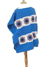 Load image into Gallery viewer, Blossom Granny Square Poncho