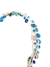 Load image into Gallery viewer, Mosaic Bead Infinity Crochet Necklace