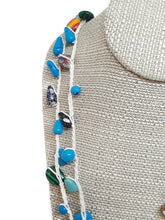Load image into Gallery viewer, Mosaic Bead Infinity Crochet Necklace