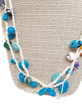 Load image into Gallery viewer, Mosaic Bead Infinity Crochet Necklace