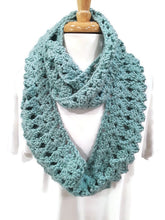 Load image into Gallery viewer, Sage Green Bulky Shell Cowl