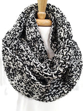 Load image into Gallery viewer, Oxford Tweed Bulky Infinity Scarf