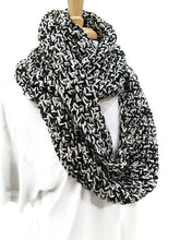 Load image into Gallery viewer, Oxford Tweed Bulky Infinity Scarf
