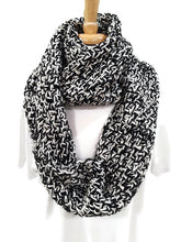 Load image into Gallery viewer, Oxford Tweed Bulky Infinity Scarf