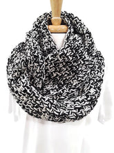 Load image into Gallery viewer, Oxford Tweed Bulky Infinity Scarf